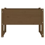 vidaXL Jardinière Marron miel 78x40x52 cm Bois massif de pin