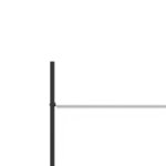 vidaXL Cloison de séparation 4 panneaux Blanc 200x200 cm Tissu