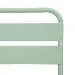 vidaXL Chaise de jardin pliante 2 Pièces Vert 55 x 56 5 x 91cm Acier