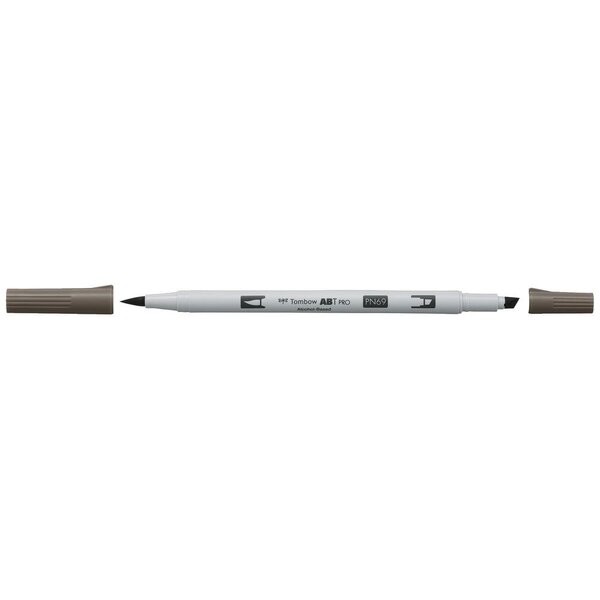 Marqueur Base Alcool Double Pointe ABT PRO N69 gris chaud 4 x 6 TOMBOW