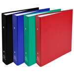 Classeur Rembordé Prolypropylène 2 Anneaux 30mm - A5 - Couleurs Assorties - X 20 - Exacompta