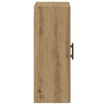 vidaXL Armoire murale chêne artisanal 69 5x34x90 cm bois d'ingénierie