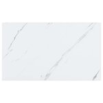 vidaXL Étagère Murale Marbre blanc 40 x 23 5 x 4 cm Bois d'ingénierie