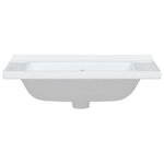 vidaXL Évier salle de bain blanc 71x48x19 5 cm rectangulaire céramique