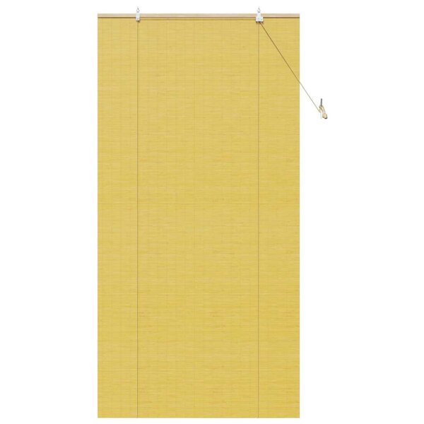vidaXL Stores et Occultants avec des rideaux Jaune Bambou