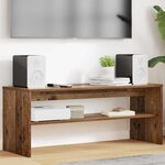 vidaXL Meuble TV Bois ancien 100 x 35 x 40 cm Bois d'ingénierie