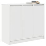 vidaXL Buffet blanc 85x34x76 cm bois d’ingénierie