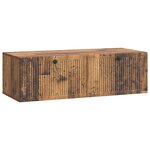 vidaXL Meuble TV mural Bois ancien 98 x 41 x 30 cm Bois d'ingénierie