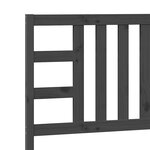 vidaXL Tête de lit Gris 96x4x100 cm Bois massif de pin