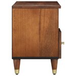 vidaXL Meuble TV 100x33x46 cm en bois massif de manguier