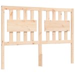 vidaXL Cadre de lit sans matelas 120x200 cm bois de pin massif