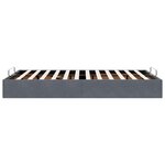 vidaXL Cadre de lit ottoman sans matelas gris foncé 120x190 cm velours
