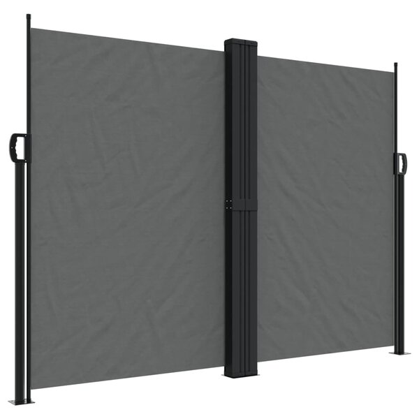 vidaXL Auvent latéral rétractable Anthracite 180x1200 cm