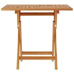 vidaXL Table pliable de jardin 85x85x76 cm Bois de teck solide