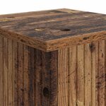 vidaXL Support de Plante 2 pc Bois ancien 30 5 x 30 x 43 cm