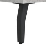 vidaXL Meuble TV gris béton 150x30x44 5 cm bois d'ingénierie