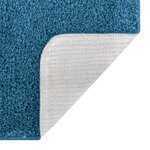 vidaXL Ensemble de tapis de bain antidérapants 3 Pièces Bleu PP