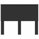 vidaXL Tête de lit Chêne noir 135 cm Bois d'ingénierie