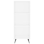 vidaXL Armoire à étagères blanc 34 5x32 5x90 cm bois d'ingénierie