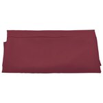 vidaXL Tissu de remplacement pour parasol déporté Rouge bordeaux 350cm