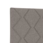 vidaXL Tête de lit Design en Blocs Diamant Taupe 200 cm en Tissu