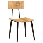 vidaXL Chaises à manger lot de 2 44x40x80 cm Bois de manguier solide