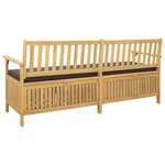 vidaXL Banc de rangement 2 -Seater 170 x 63 x 84 cm Rectangulaire