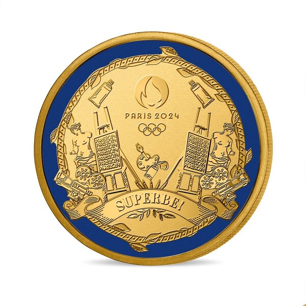 Jeux Olympiques de Paris 2024 - Médaillon "Superbe!"