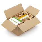 Caisse carton brune simple cannelure raja 26x20x18 cm (lot de 25)