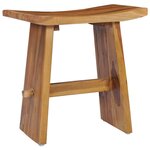 vidaXL Tabouret Bois de teck massif