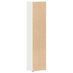 vidaXL Armoires à CD 2 Pièces Blanc 21x16x93 5 cm Aggloméré