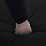 vidaXL Chaise longue pliable Tissu Oxford Noir