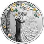 Pièce de monnaie en Argent 1 Dollar g 17.50 Millésime 2026 WEDDING COIN (PRÉCOMMANDE)