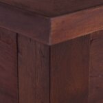 Vidaxl table basse marron classique 100x50x30 cm bois d'acajou massif