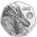Monnaie FIRE Game of Thrones Cupronickel 50 Pence United Kingdom 2026 (PRÉCOMMANDE)