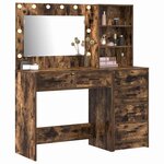 vidaXL Table de Toilette Marron 78.5 x 41 x 135 cm Bois d'ingénierie