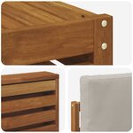 vidaXL Ensemble de canapé d'angle 7 Pièces Gris Naturel et Clair