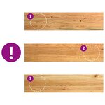 vidaXL Marches d'escalier 2 Pièces marron clair 110x25x2 cm chêne massif