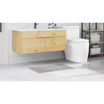 vidaXL Tapis de bain Gris 50 x 80 cm Polypropylène