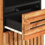 vidaXL Buffet 38x34x160 cm bois d'acacia massif