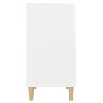vidaXL Buffet blanc 57x35x70 cm bois d’ingénierie