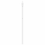 vidaXL Tête de lit métal blanc 150 cm