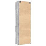 vidaXL Armoire de rangement sonoma gris 70x42 5x225 cm