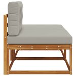 vidaXL Unité de canapé sectionnel avec coussin 2 Pièce Naturel