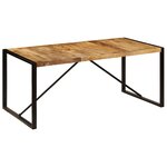vidaXL Table à manger 180x90x75 cm Bois de manguier massif