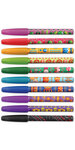 Paper mate inkjoy 100 mini candy pop - 10 stylos bille avec capuchon - assortiment de couleurs - pointe moyenne 1.0mm - sous blister
