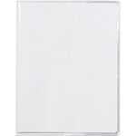 Protège-cahier cristal avec rabats marque-pages PVC 22/100ème 17 x 22 cm transparent CALLIGRAPHE
