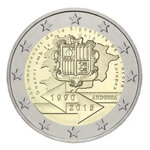 2 euros commémorative Andorre 2015 BU - Accord douanier.