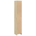 vidaXL Armoire de salle de bain Chêne sonoma 30x30x183 5 cm Aggloméré