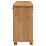 vidaXL Commode ASKIM Marron 79 x 40 x 133 5 cm Bois de pin massif